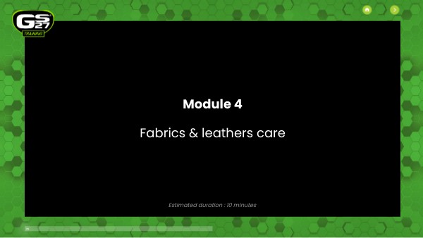Module 4 Fabrics & leathers care | Genially