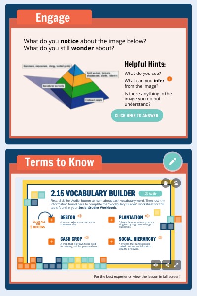 Gr5 SS Learn 3.1 Vocabulary Builder | Genially