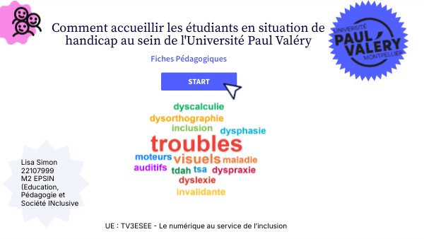 Fiches pédagogique : Evaluation numériques | Genially