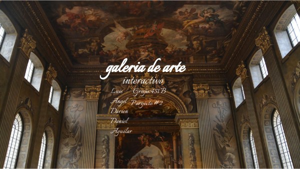 Art gallery | Genially