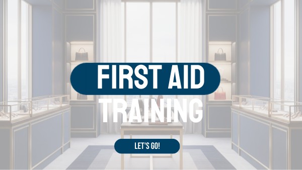 first aid training | Genially