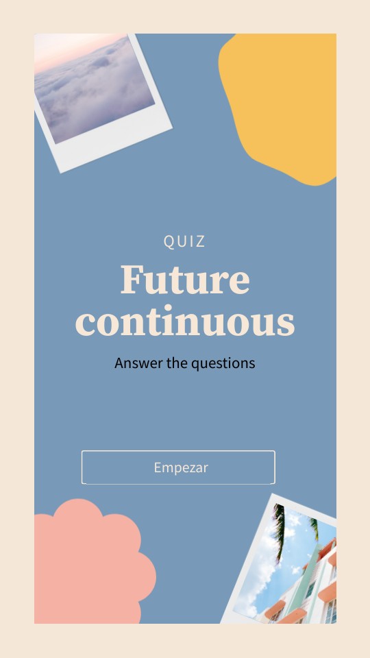 Future continuous | Genially