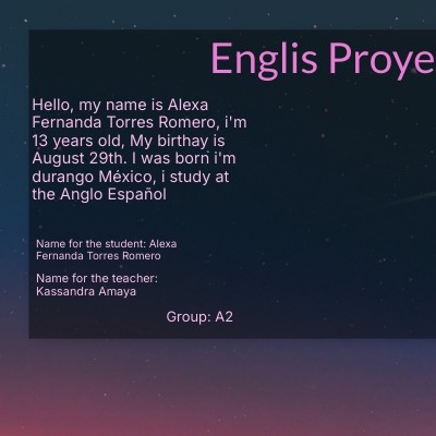 English Proyect | Genially
