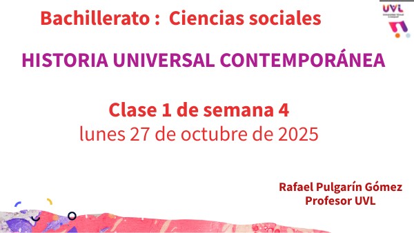Clase 1 de semana 4 lunes 27 de octubre de 2025 | Genially