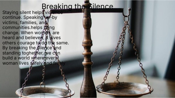 Breaking the Silence | Genially