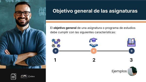 U6R9Objetivo general de las asignaturas | Genially
