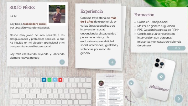 CV - Rocío Pérez Vázquez - TS | Genially