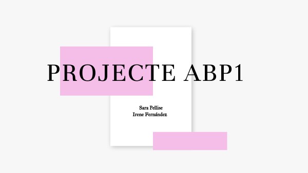 projecte abp1 | Genially