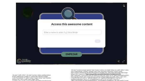 test play embed | Genially