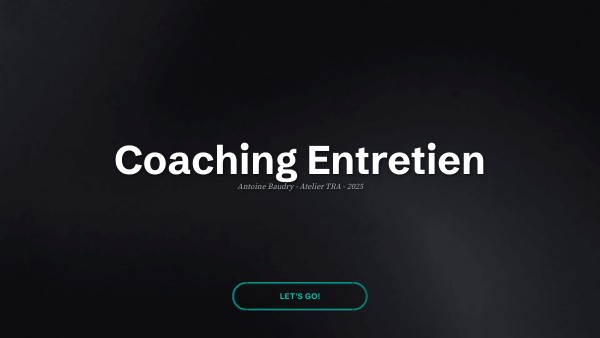 Coaching Entretien | Genially