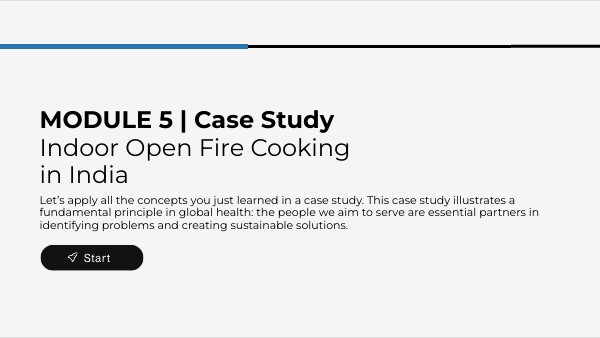 MODULE 5 | Case Study Indoor Open Fire Cooking in India | Genially