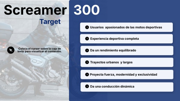 Screamer 300- TARGET | Genially