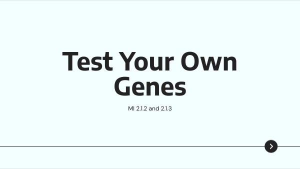Test Your Own Genes | Genially