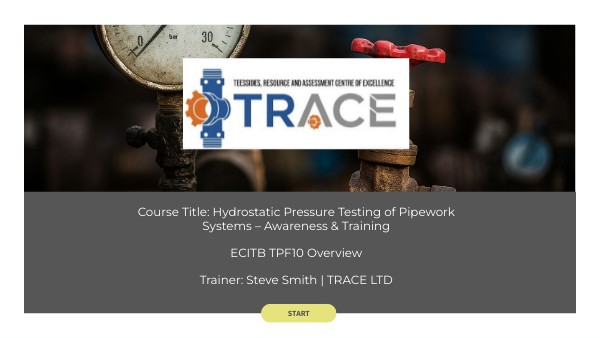 Course Title: Hydrostatic Pressure Testing of Pipework Systems ...