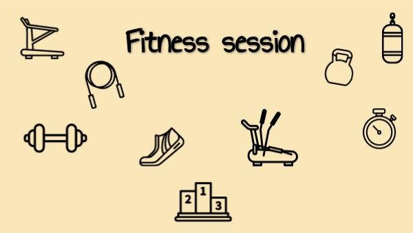 Fitness session | Genially