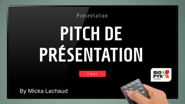 Pitch de présentation | Genially