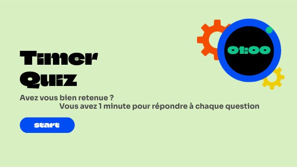 Timer Quiz | Genially