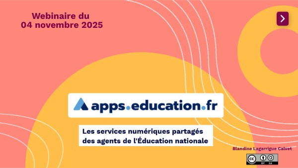 Webinaire Apps-education - nov. 25 | Genially