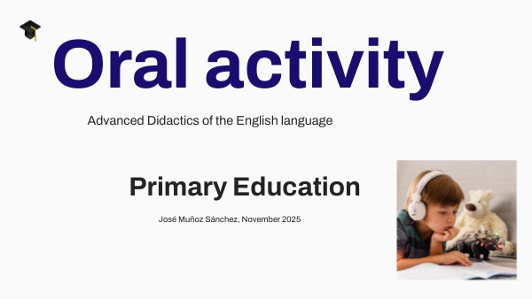 Oral activity | Genially