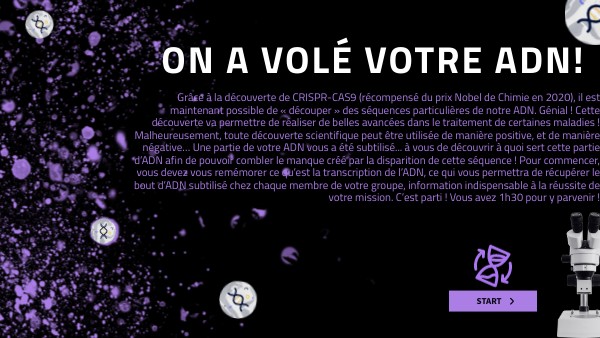 On a volé votre ADN! | Genially