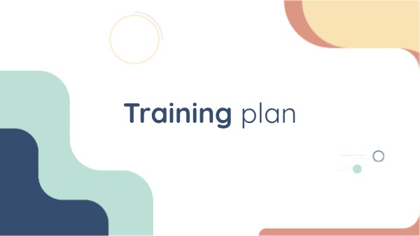 Training plan | Genially
