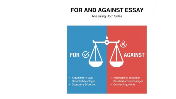 FOR and AGAINST ESSAY TEMPLATE | Genially