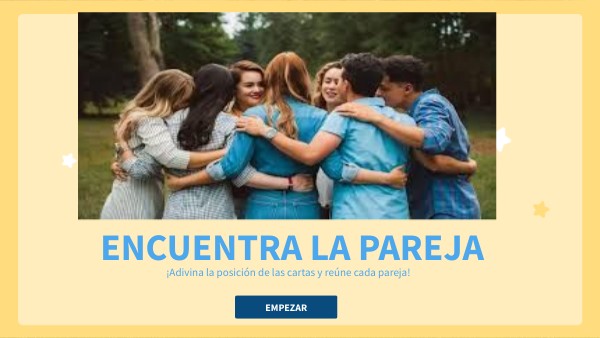 Encuentra la pareja | Genially