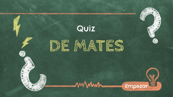 DE MATES | Genially