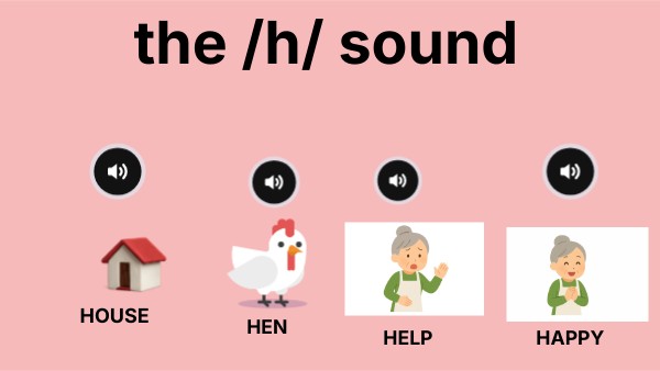 the /h/ sound | Genially