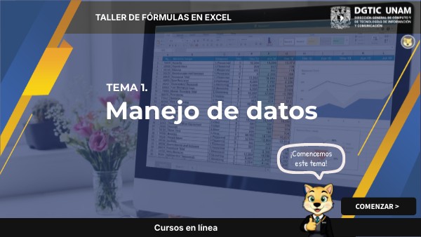 T1. Manejo de datos_ Taller de fórnulas en Excel | Genially