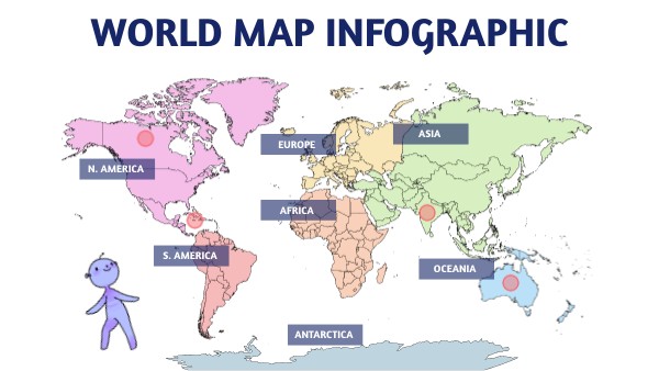 World map infographic | Genially
