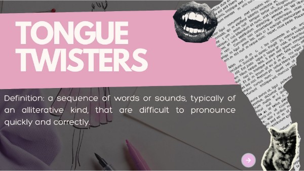 2NDE - UNIT 2 - TONGUE TWISTERS (RITUAL) | Genially