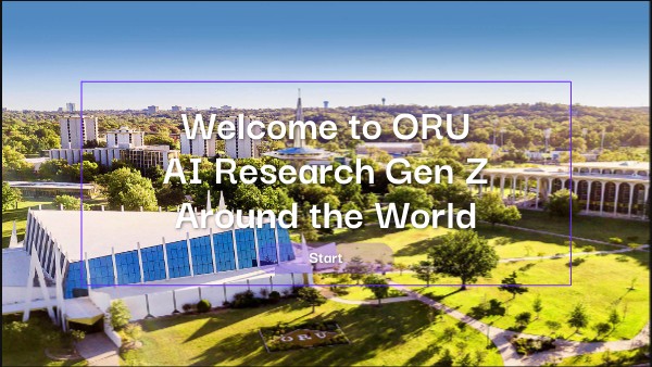 Welcome to ORU AI Research Gen Z Around the World | Genially