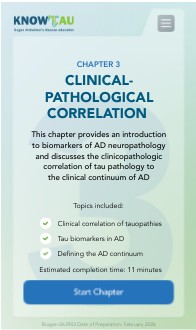 Chapter 3-Clinical-pathological correlation in AD Mobile version | Genially