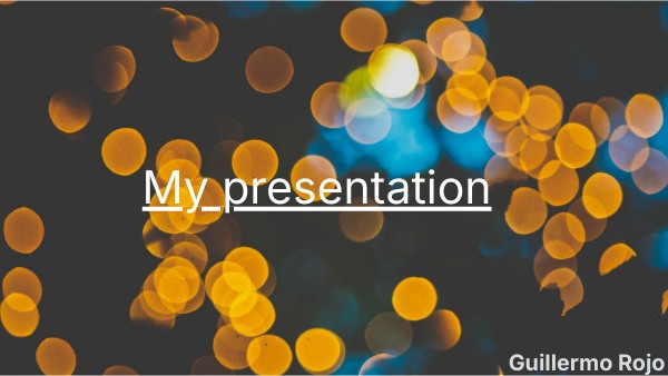My presentation | Genially