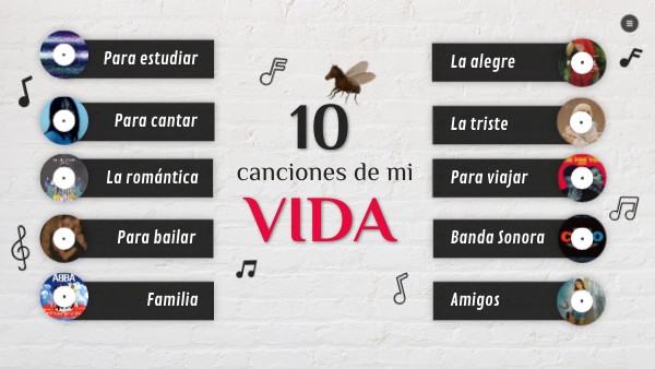 10 canciones de mi Vida | Genially