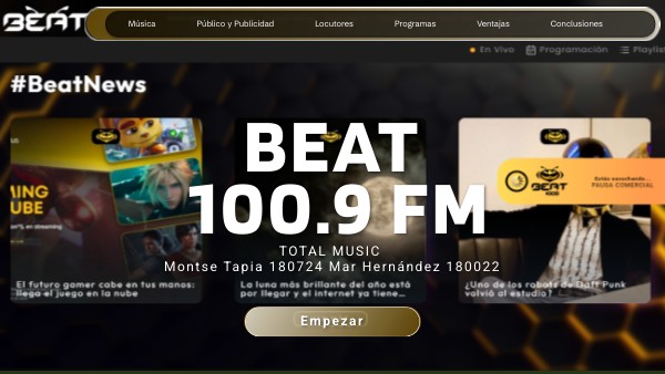 Beat 100.9 fm | Genially