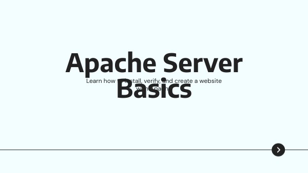 Apache Server Basics | Genially
