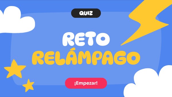 Quiz reto relámpago | Genially