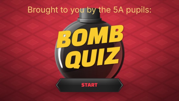 Bomb Quiz eTwinning 2025 5A | Genially