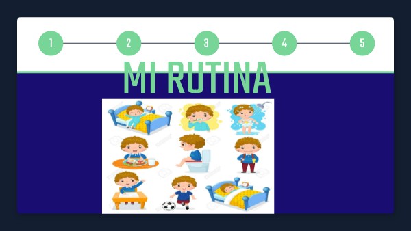 Mi rutina | Genially