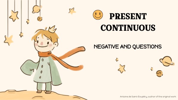 PRESENT CONTINUOUS | Genially