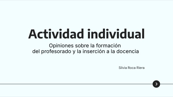 Actividad individual | Genially