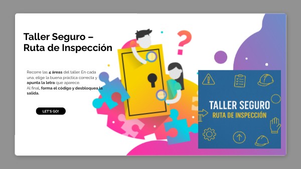Taller Seguro – Ruta de Inspección | Genially