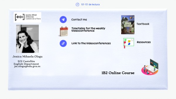 1B2 Online Course | Genially