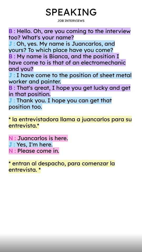 SPEAKING | Genially