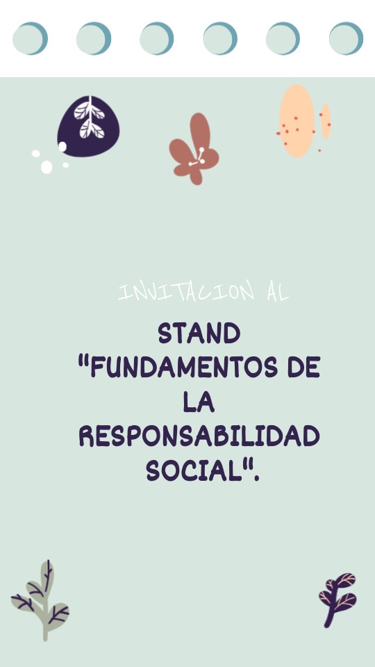 STAND FUNDAMENTOS DE LA RESPONSABILIDAD SOCIAL | Genially