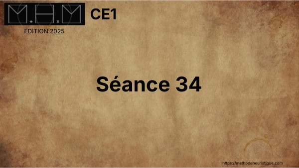 Séance 34 | Genially