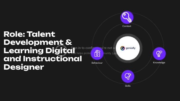 Role: Talent Development & Learning Digital and Instructional Designer ...