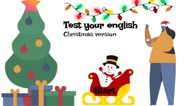 Test your english (Christmas version) | Genially